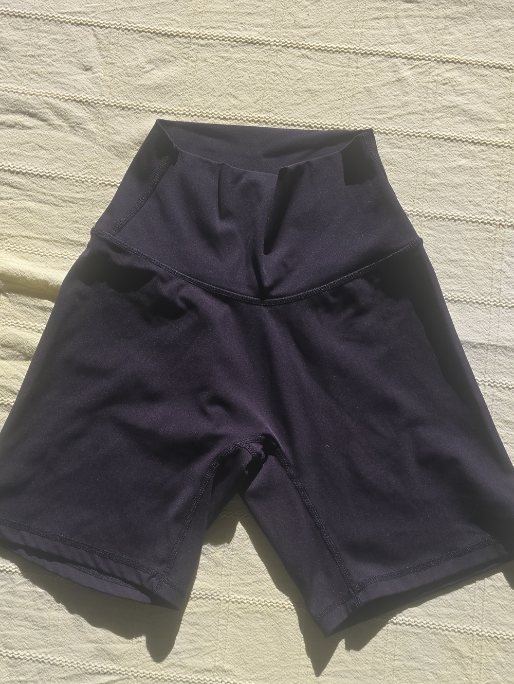 NVGTN Women's High-Waist Black Athletic Bike Shorts